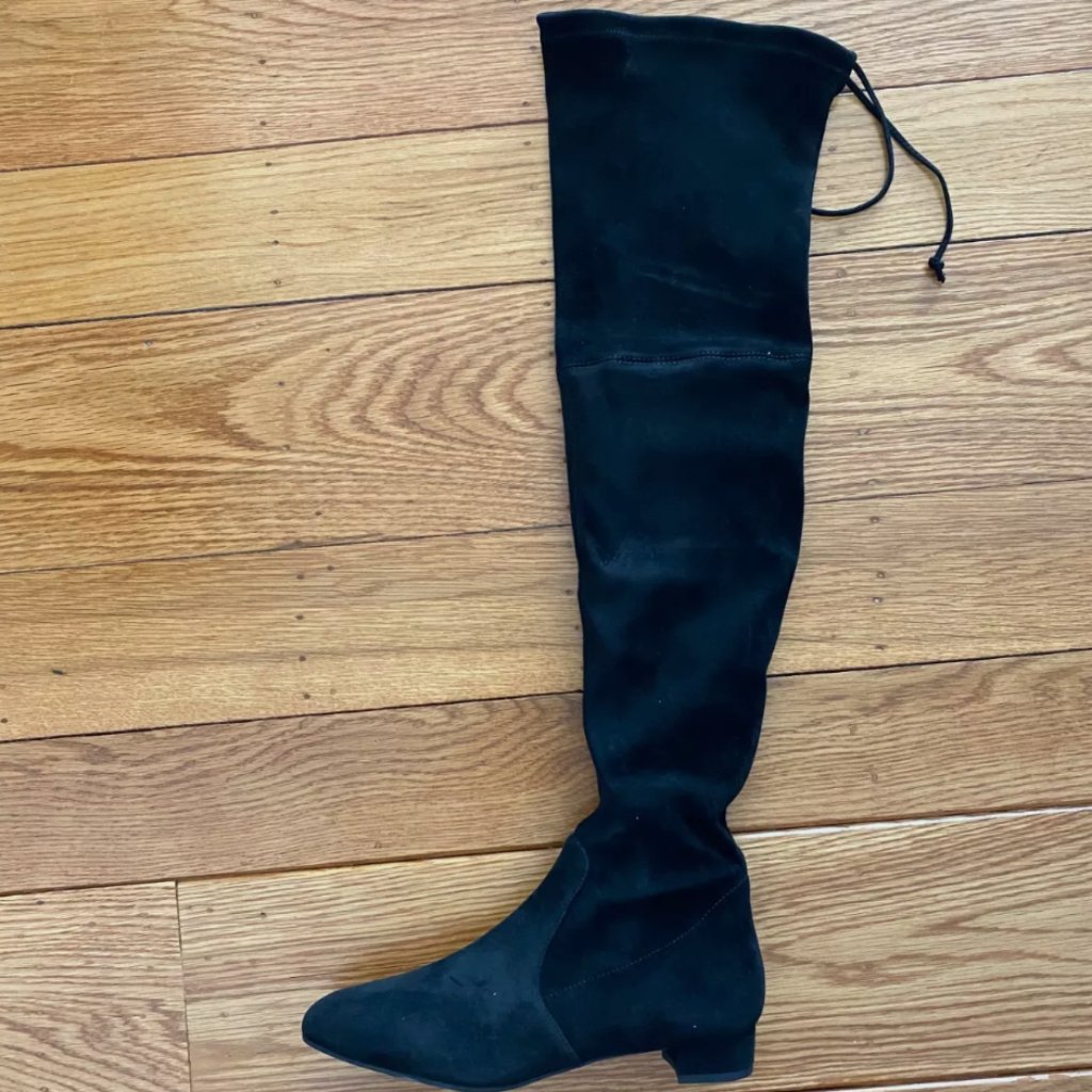 Stuart Weitzman Genna 25 Suede Over-The-Knee Boot
